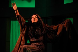 Delia MacDougall as the Pythia of Delphi